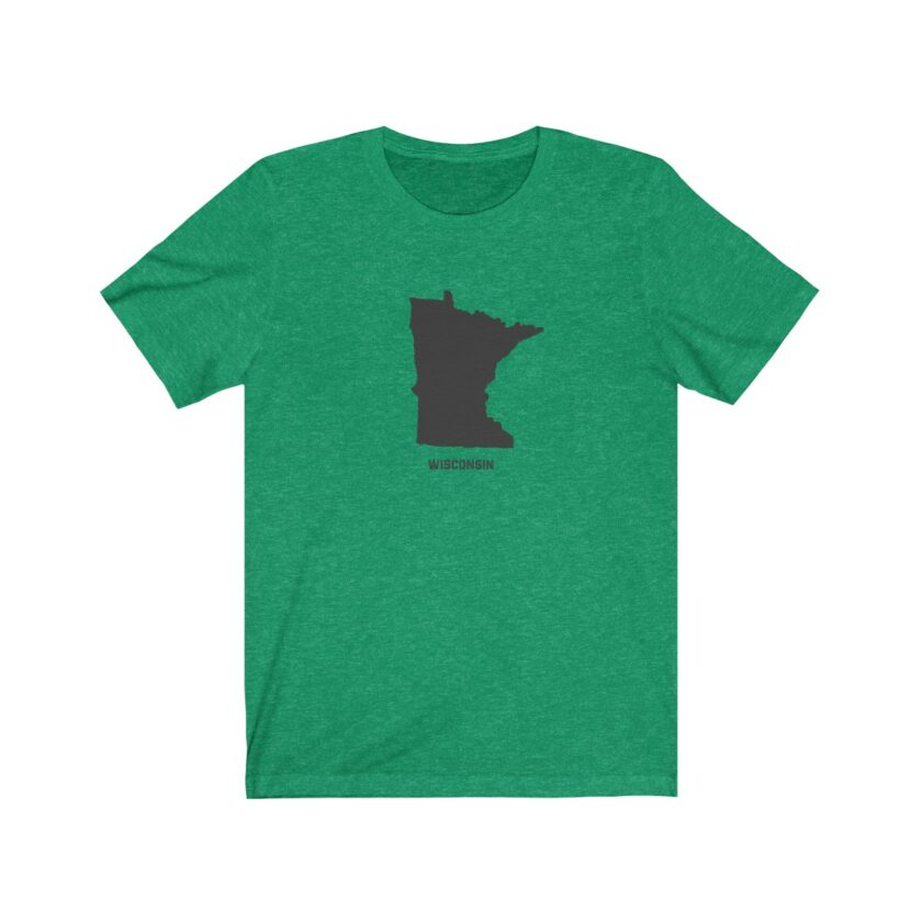 Minnesota - "Wisconsin" Geography Tee - Image 8