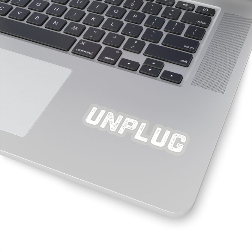 Unplug Sticker