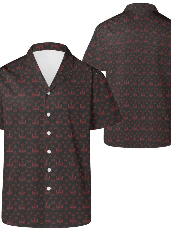 Nordic Viking - Voyager's Travels - Men's All Over Print Casual Hawaiian Shirt