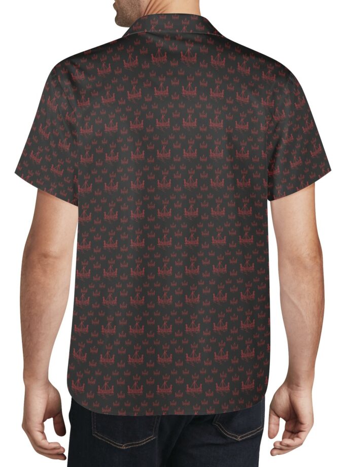 Nordic Viking - Voyager's Travels - Men's All Over Print Casual Hawaiian Shirt