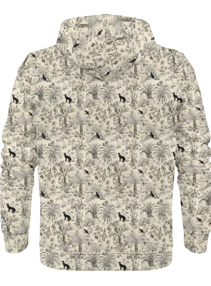 Guardians of the Tiki Jungle: Catiki Zip-Up Hoodie