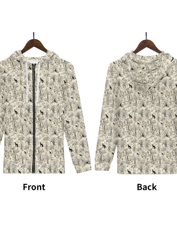Guardians of the Tiki Jungle: Catiki Zip-Up Hoodie