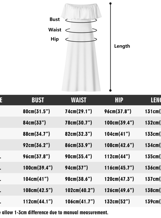 Nordic Viking - Women's Off The Shoulder Wrap Long Dress