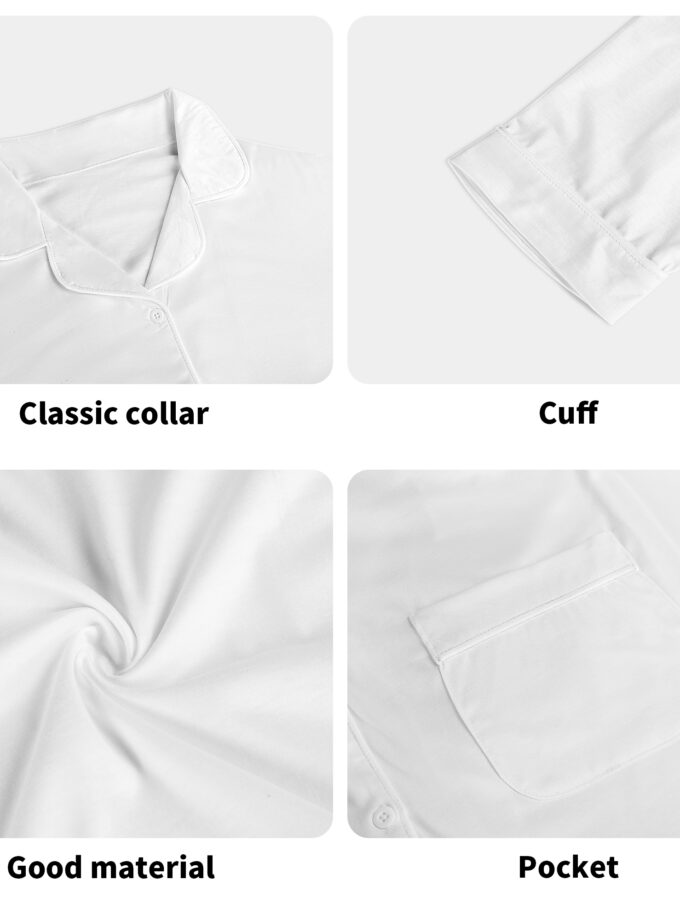 Surfing Cats - Unisex Long Sleeve Adult Nightwear Pajama Set