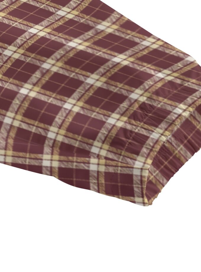 Maroon and Gold Gameday - All-Over Print Unisex Pullover Jacket With Zipper Closure