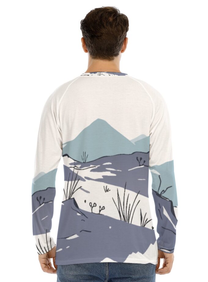 All-Over Print Men's Long Sleeve T-shirt With Raglan Sleeve