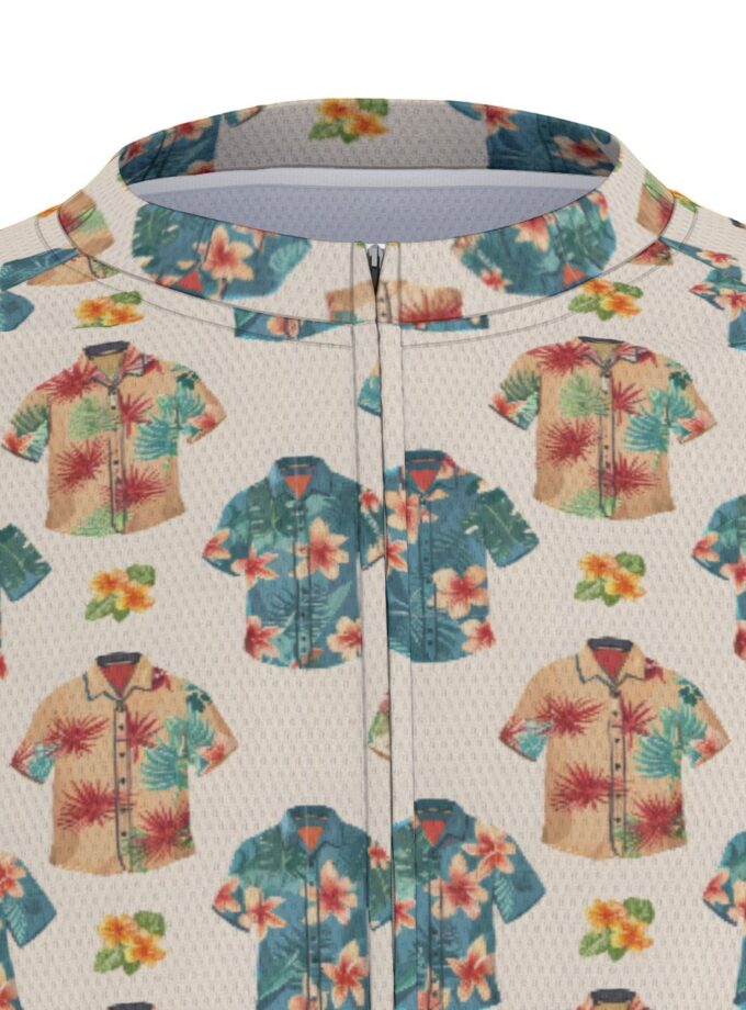 All-Over Print Raglan Men's Cycling Jersey