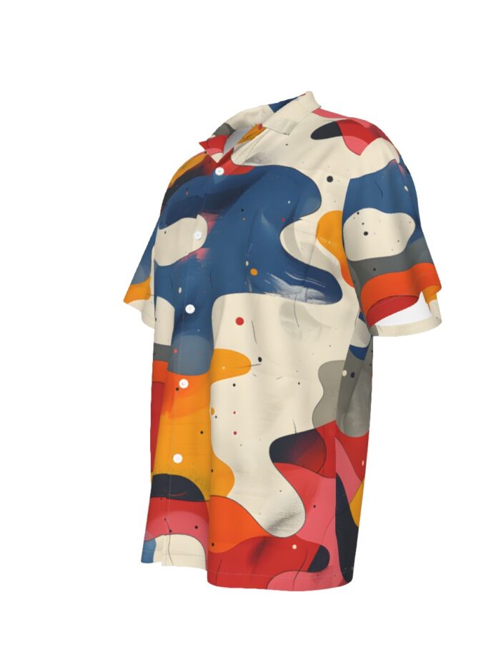 All-Over Print Men's Hawaiian Shirt With Pocket