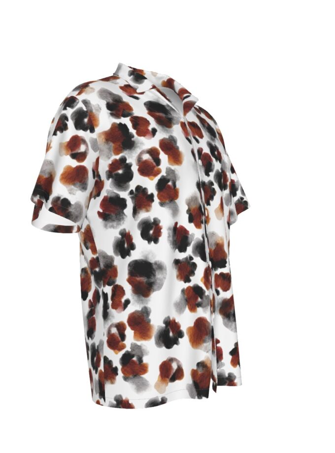 All-Over Print Men's Hawaiian Shirt With Pocket