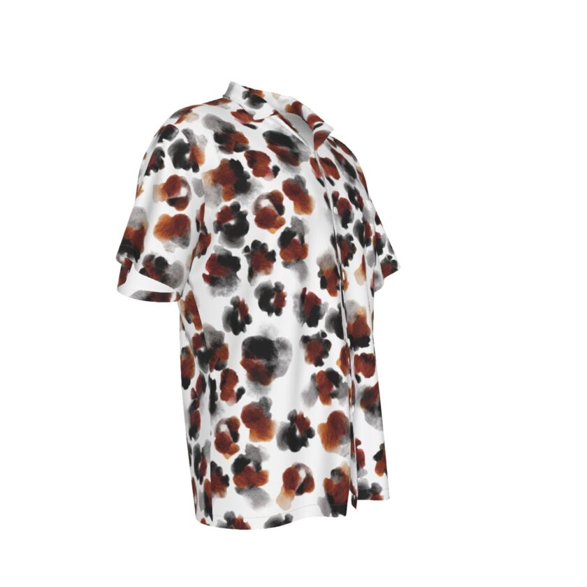 All-Over Print Men's Hawaiian Shirt With Pocket - Image 3