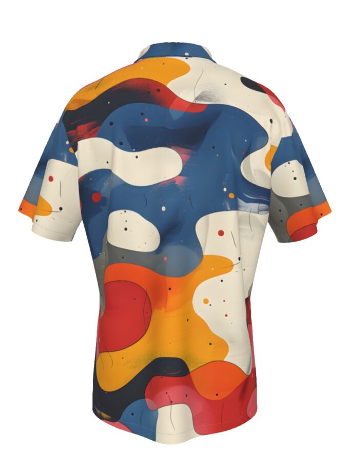 All-Over Print Men's Hawaiian Shirt With Pocket