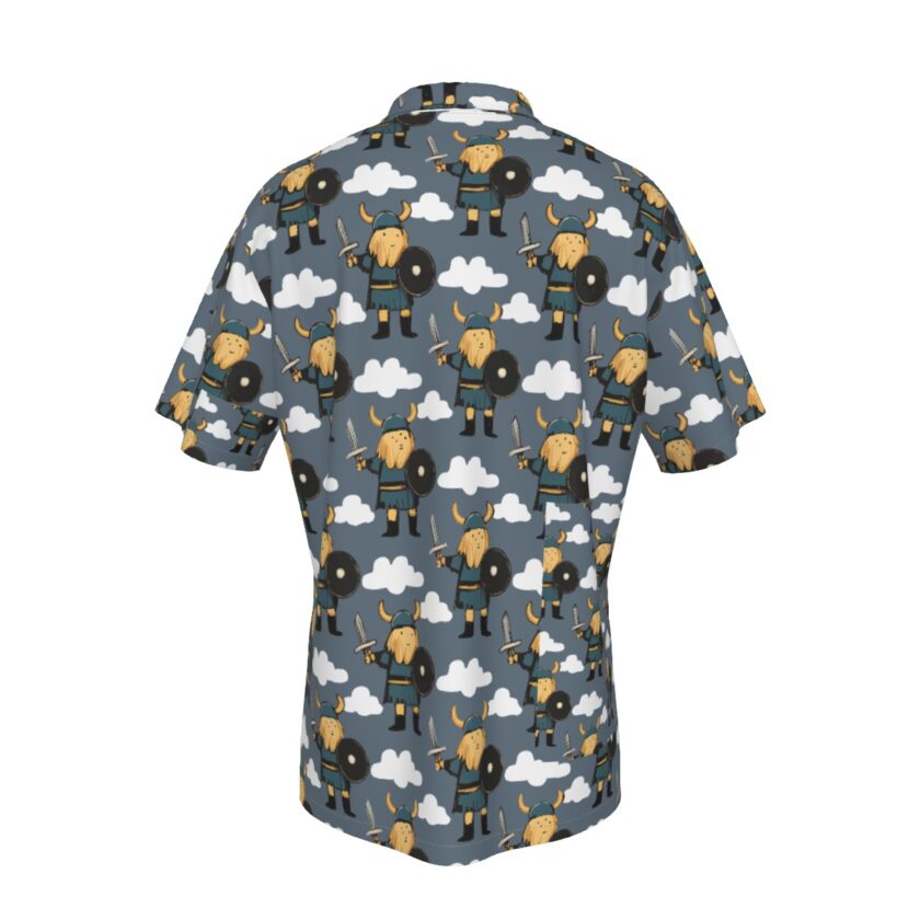 All-Over Print Men's Hawaiian Shirt With Pocket - Image 2