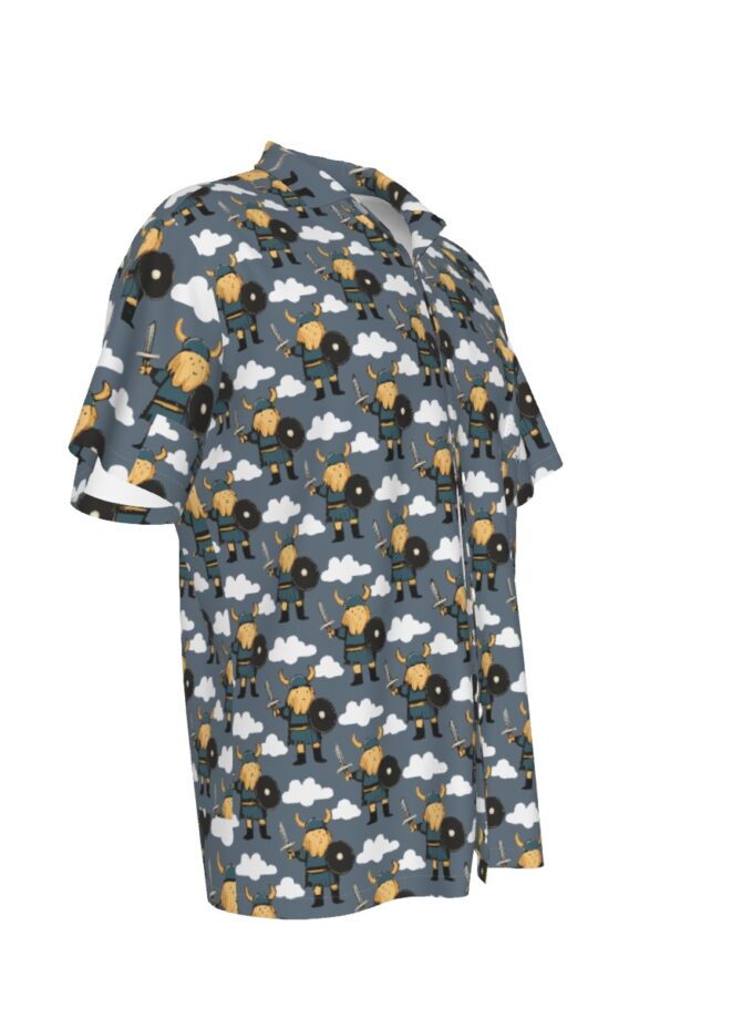 All-Over Print Men's Hawaiian Shirt With Pocket