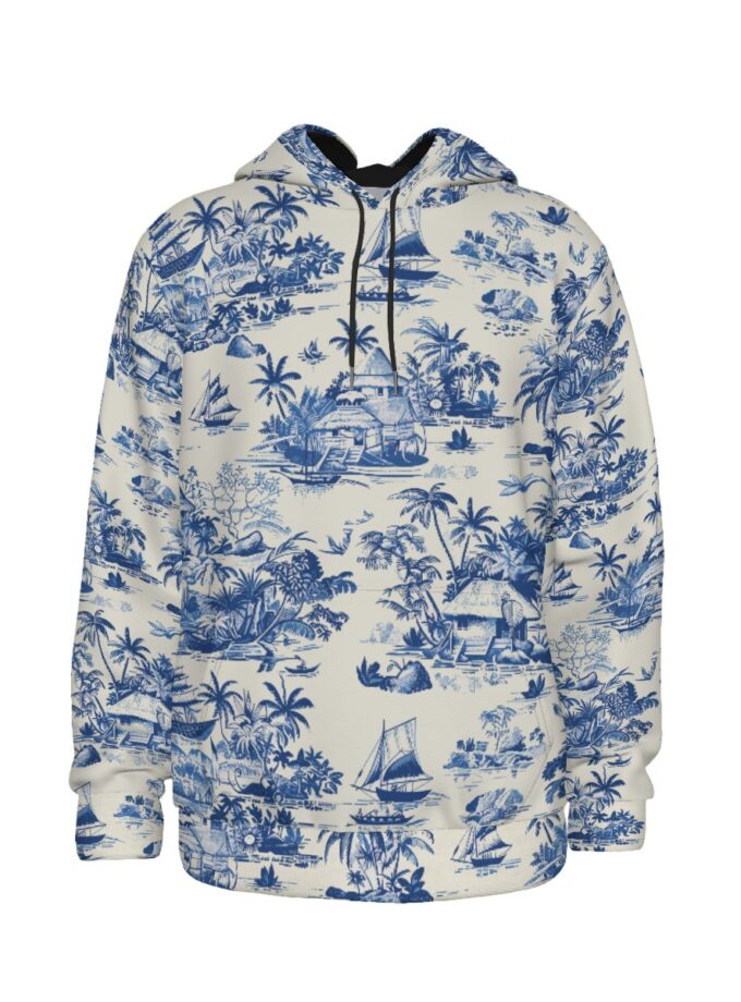 All-Over Print Men's Thicken Pullover Hoodie