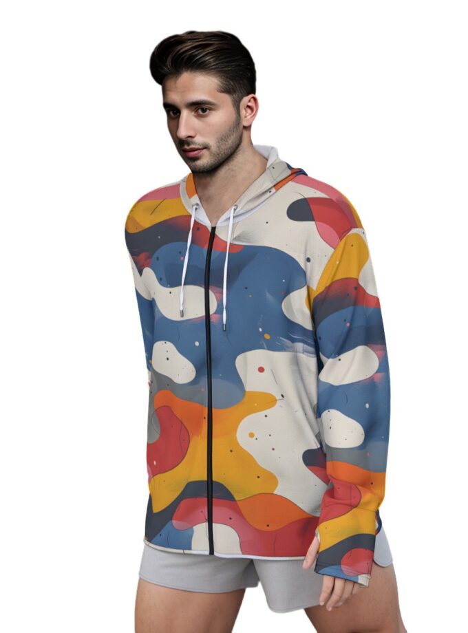 All-Over Print Men's Protection Jacket