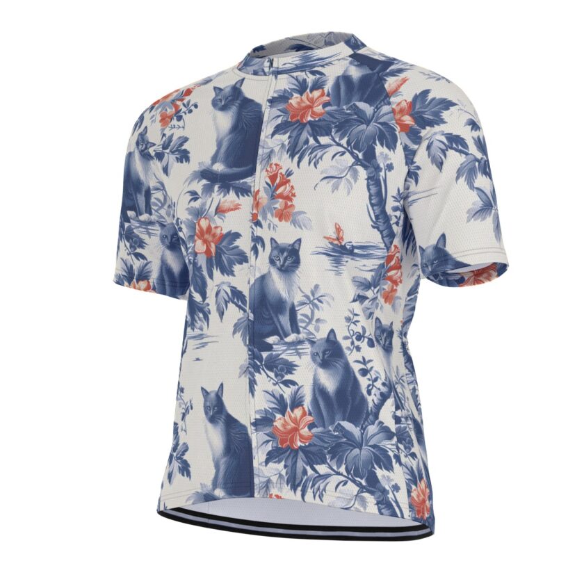All-Over Print Raglan Men's Cycling Jersey - Image 2