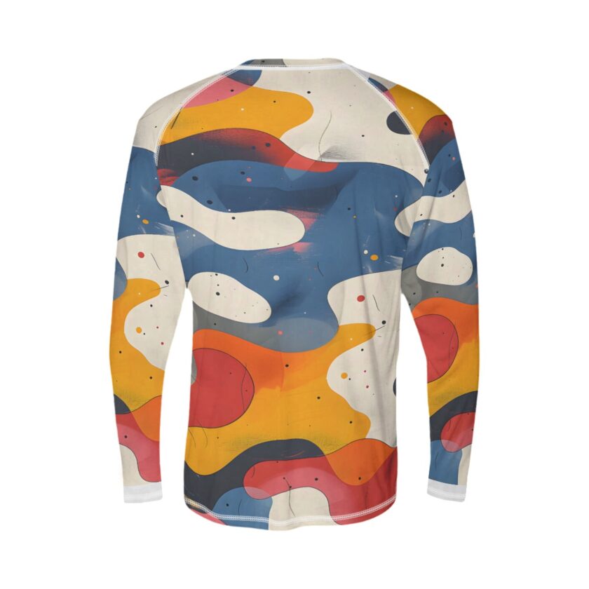 All-Over Print Unisex Yoga Sports Long Sleeve T-Shirt - Image 2