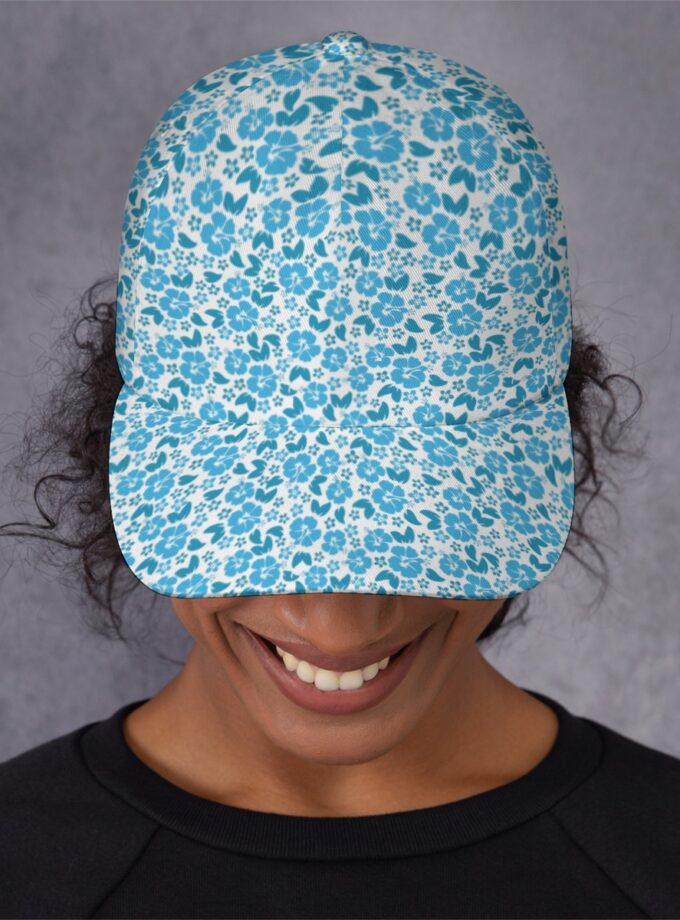 All-Over Print Peaked Cap With Box