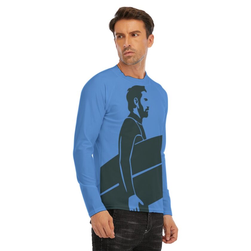 Johnny Utah's Surf School Long-Sleeve Rash Guard - Image 3