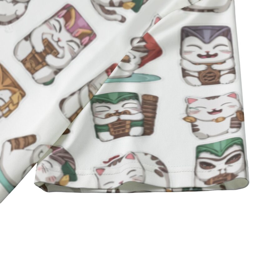 All-over Print Men's Billiard Cloth With Black Zipper - Image 4