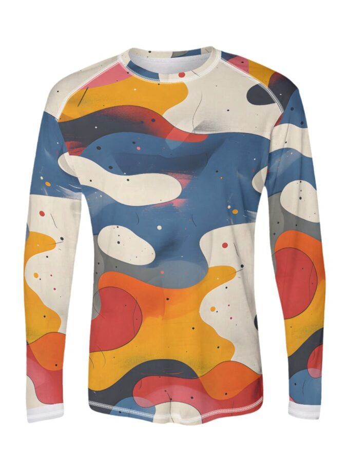 All-Over Print Unisex Yoga Sports Long Sleeve T-Shirt