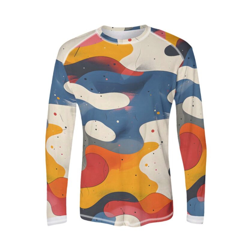 All-Over Print Unisex Yoga Sports Long Sleeve T-Shirt