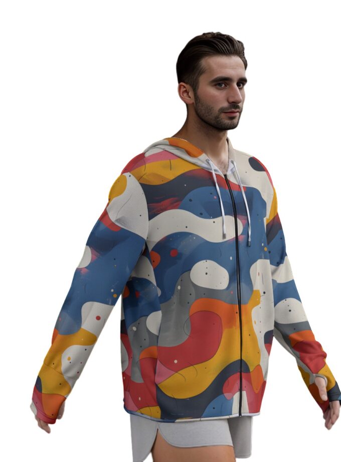 All-Over Print Men's Protection Jacket