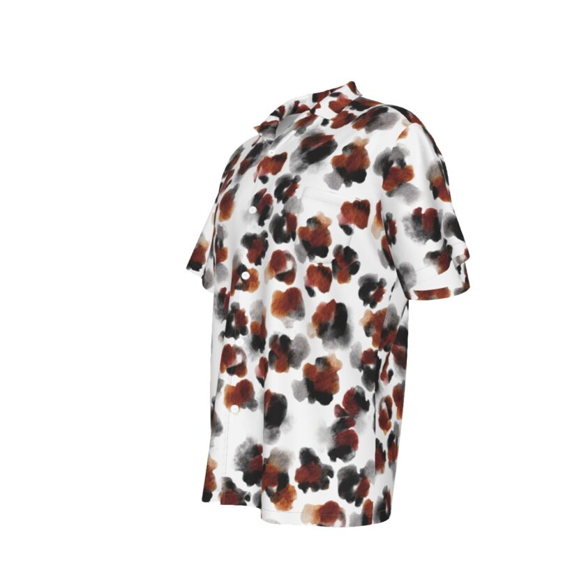 All-Over Print Men's Hawaiian Shirt With Pocket - Image 4