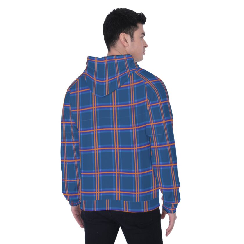 All-Over Print Men's Heavy Fleece Raglan Hoodie - Image 4