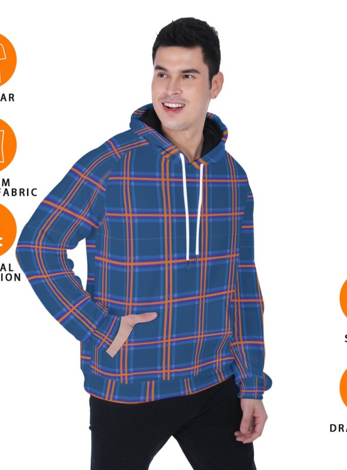 All-Over Print Men's Heavy Fleece Raglan Hoodie