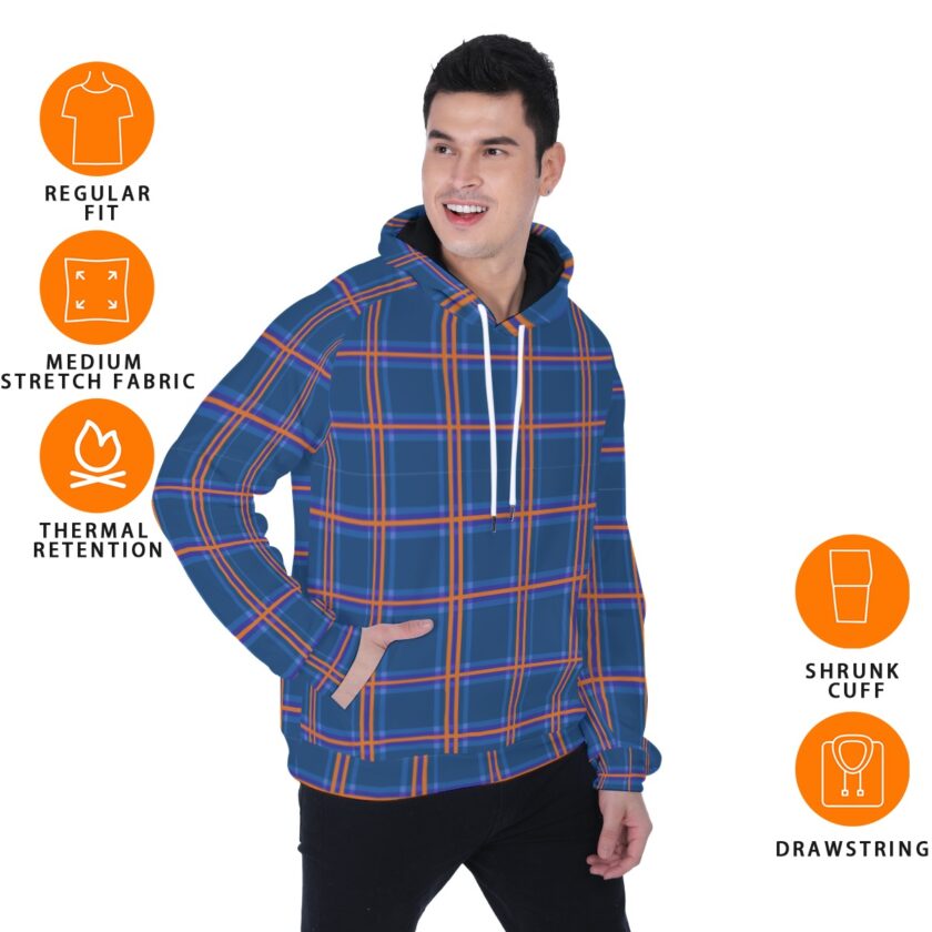 All-Over Print Men's Heavy Fleece Raglan Hoodie - Image 6