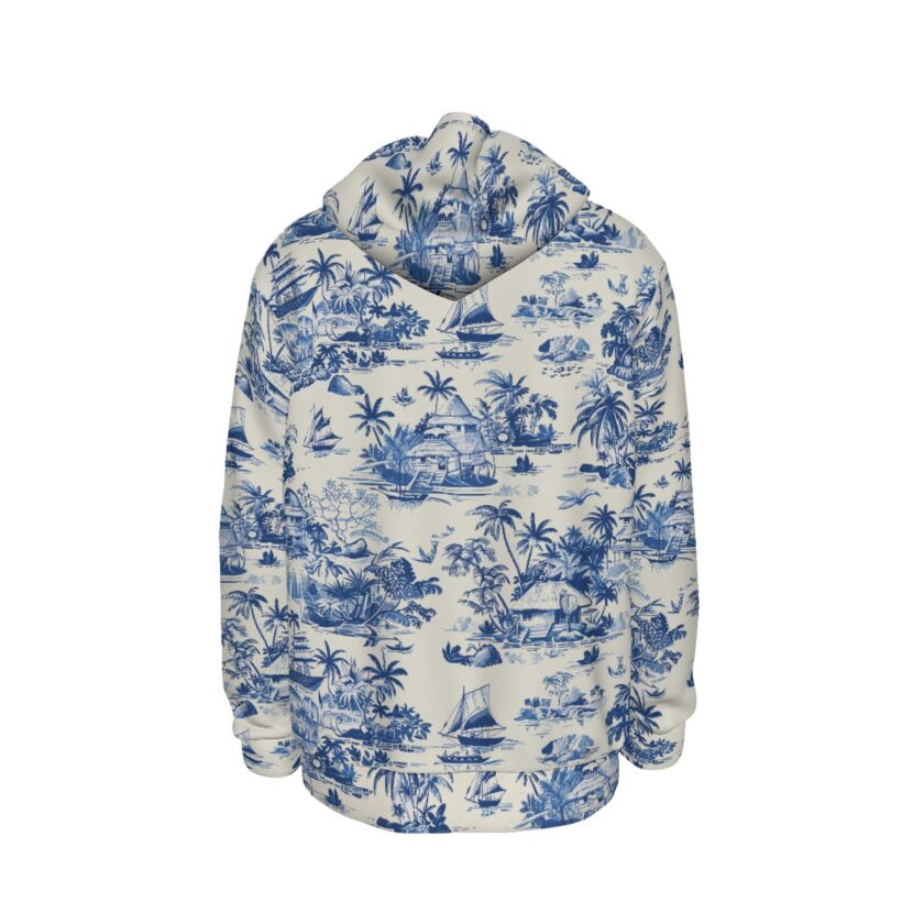 All-Over Print Men's Thicken Pullover Hoodie - Image 5