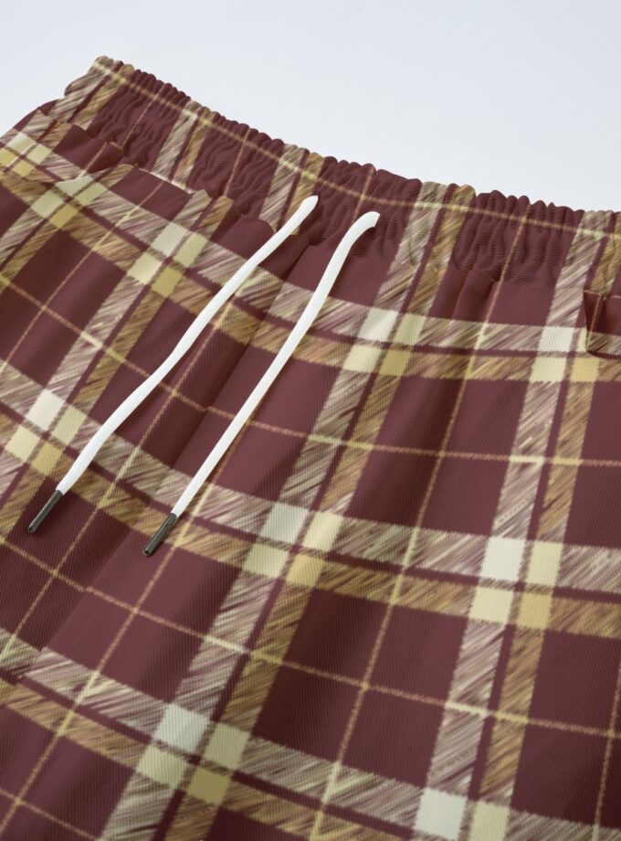 All-Over Print Unisex Straight Casual Pants | 245GSM Cotton