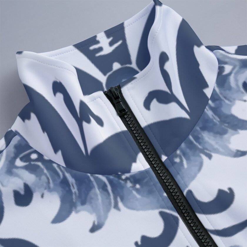 All-Over Print Men's Stand-up Collar Vest - Image 3