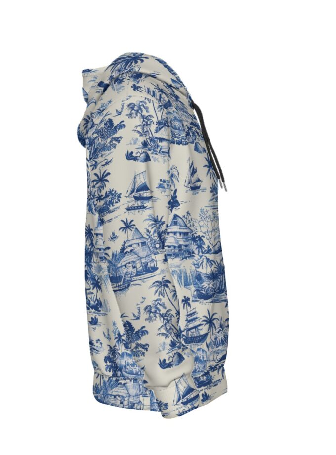 All-Over Print Men's Thicken Pullover Hoodie