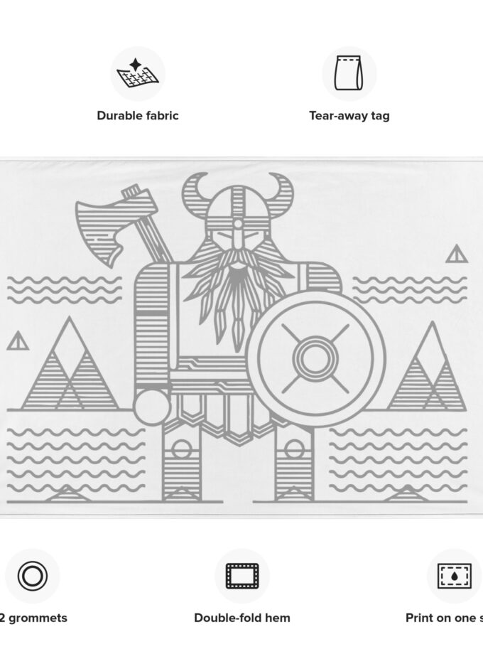 "Viking Valor: The Nordic Banner"