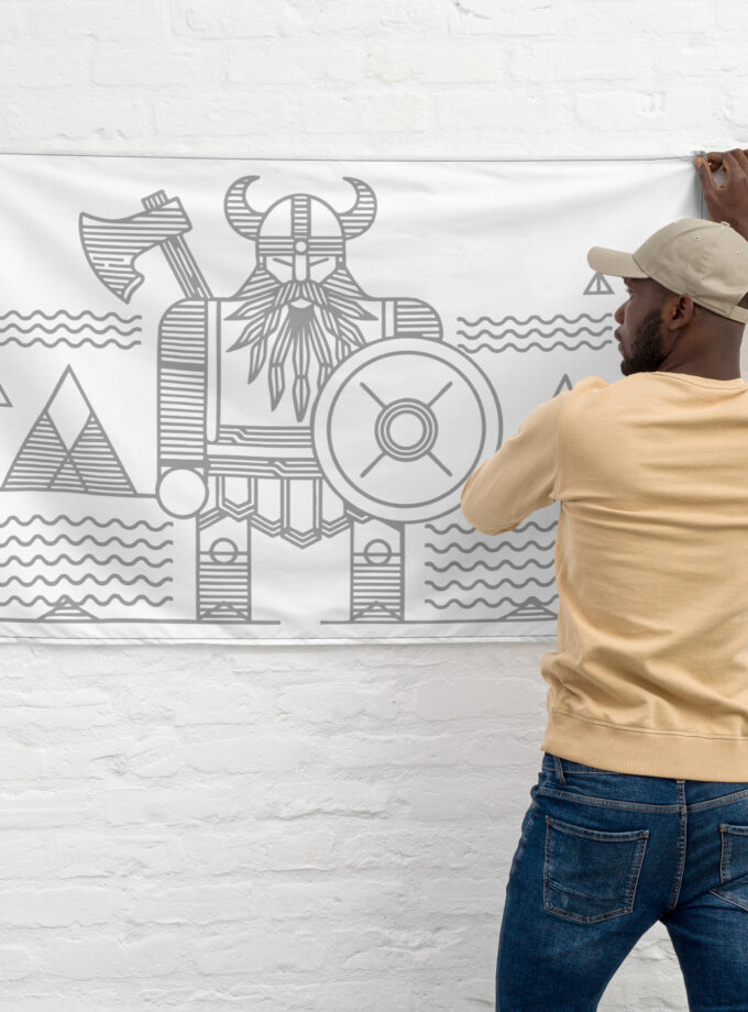 "Viking Valor: The Nordic Banner"