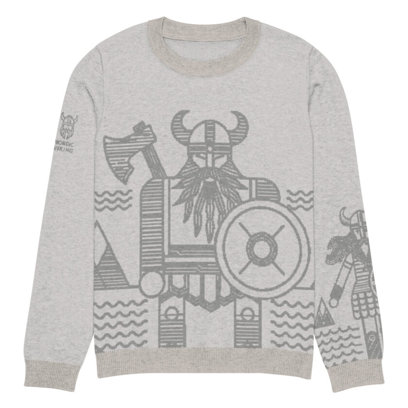 Knitted crew neck sweater - Image 3