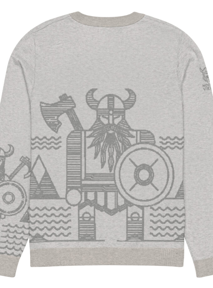 Knitted crew neck sweater