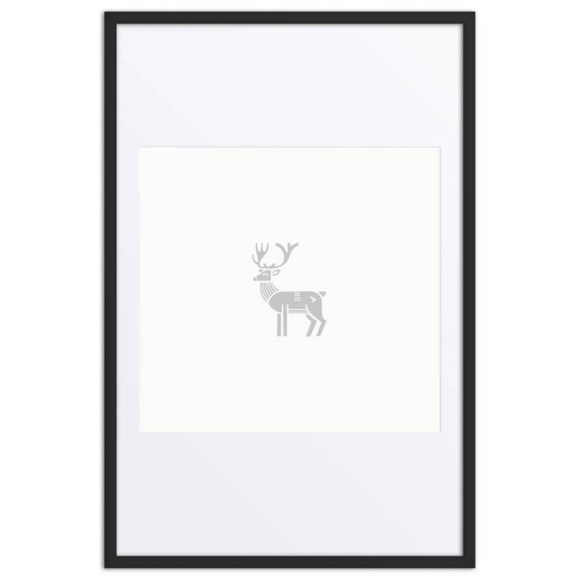 Nordic Viking - Nordic Deer - Framed Art - Image 5