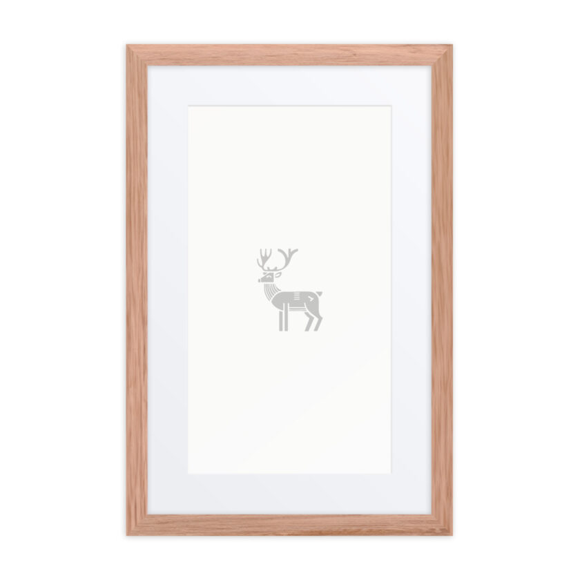 Nordic Viking - Nordic Deer - Framed Art - Image 7