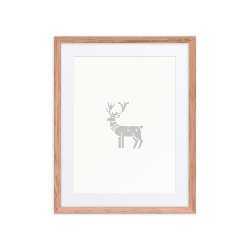 Nordic Viking - Nordic Deer - Framed Art - Image 8