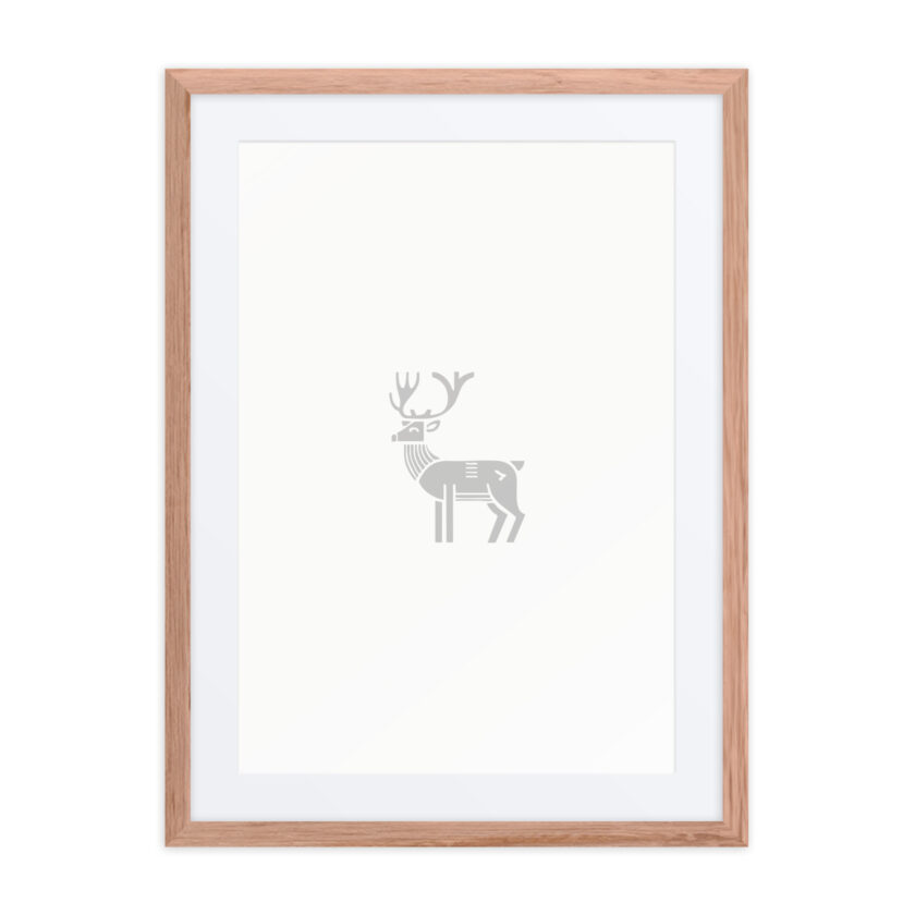 Nordic Viking - Nordic Deer - Framed Art - Image 9