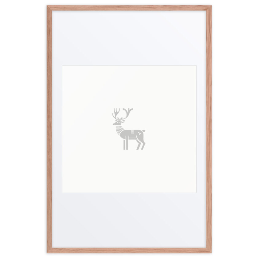 Nordic Viking - Nordic Deer - Framed Art - Image 10