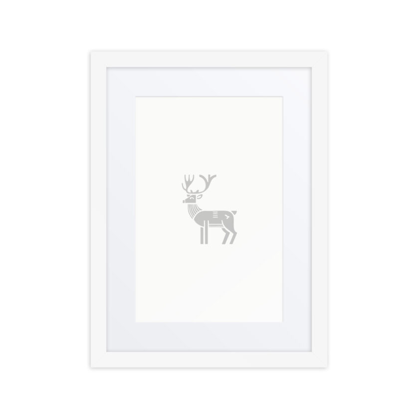 Nordic Viking - Nordic Deer - Framed Art - Image 11