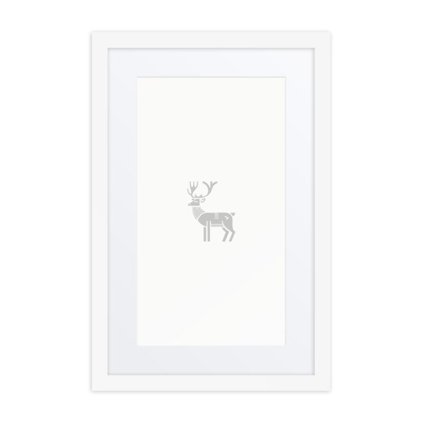 Nordic Viking - Nordic Deer - Framed Art - Image 12