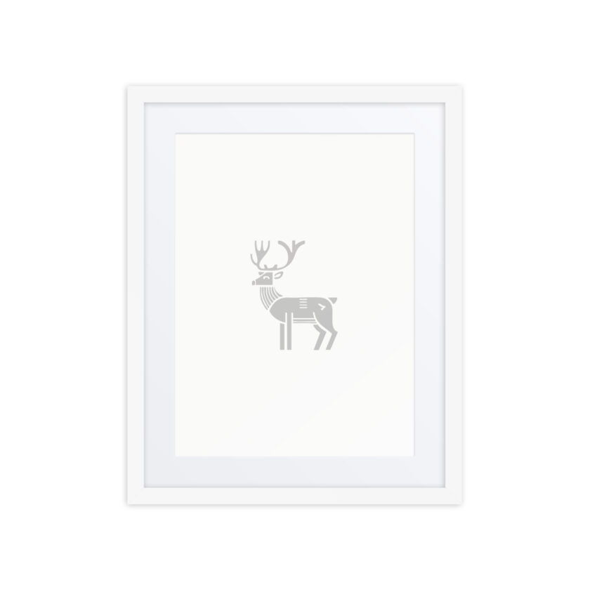 Nordic Viking - Nordic Deer - Framed Art - Image 13