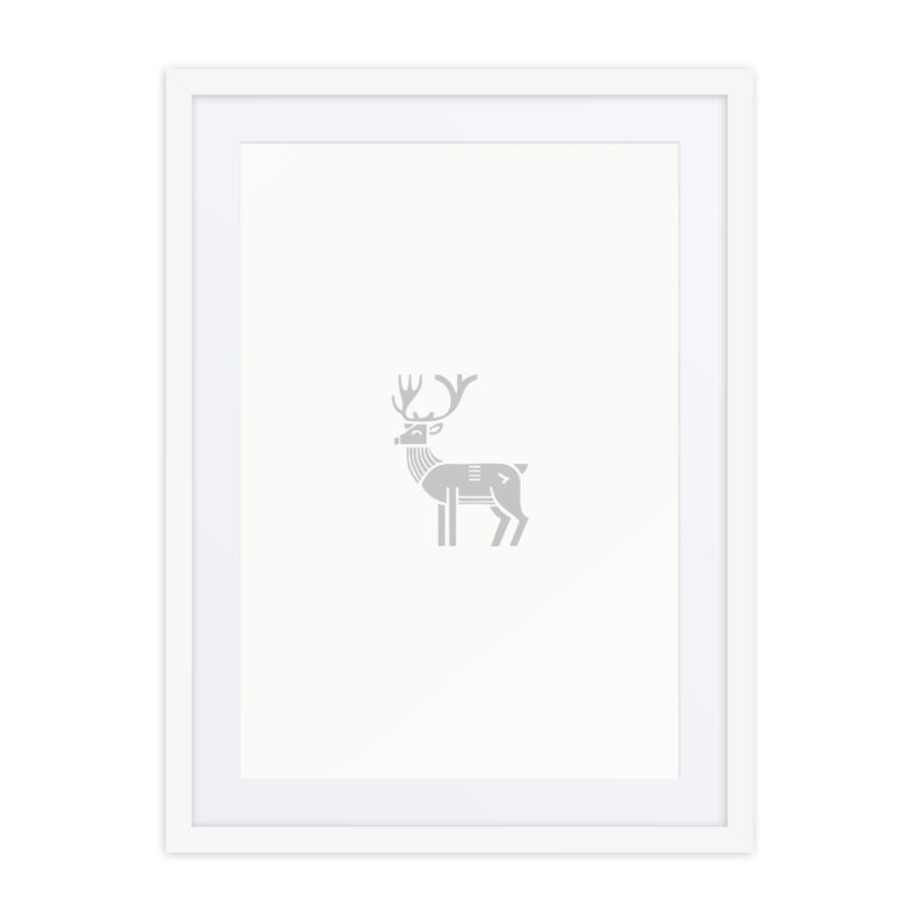 Nordic Viking - Nordic Deer - Framed Art - Image 14