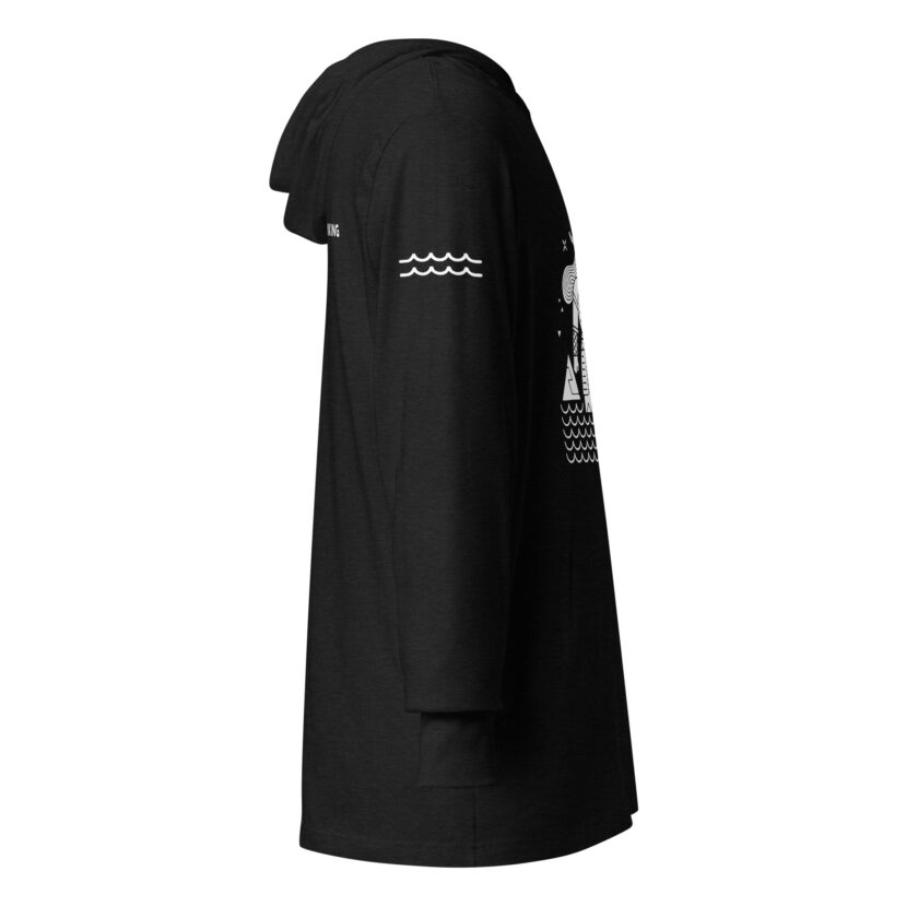 Epic Viking Shield Maiden Hooded Long Sleeve T-Shirt - Image 4