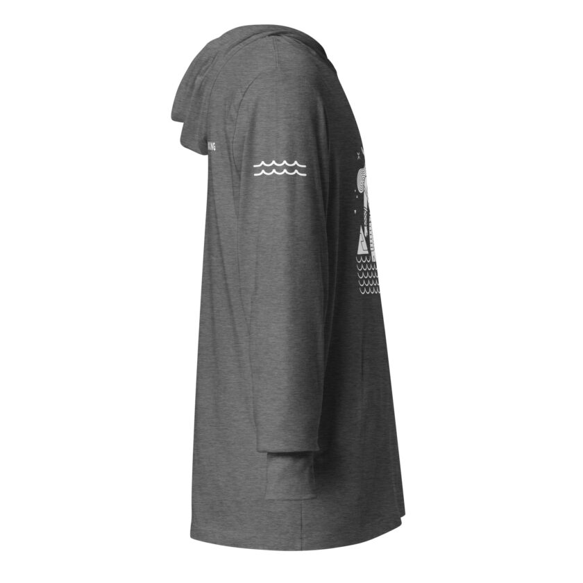 Epic Viking Shield Maiden Hooded Long Sleeve T-Shirt - Image 20